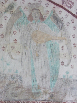 angelic church painting